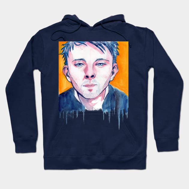 Thom Yorke Pop Art Hoodie by Techagau